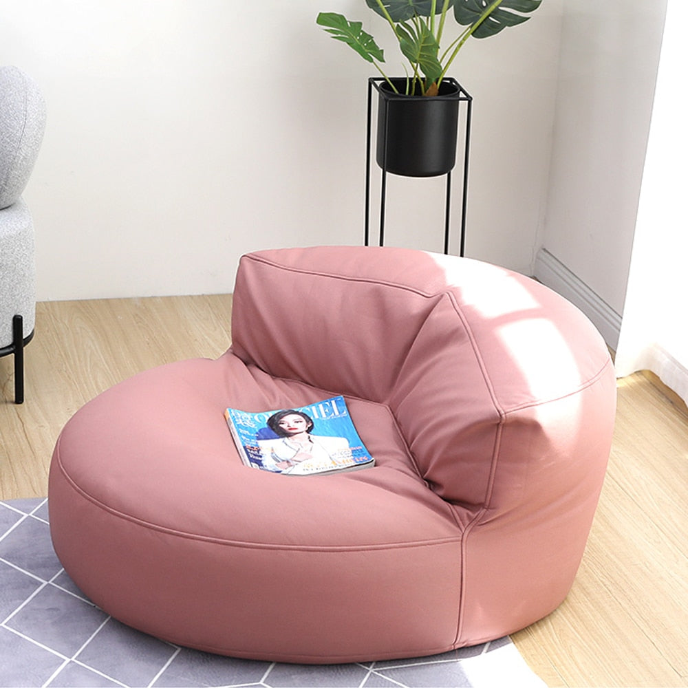 Skorter | Beanbag Sofa Set Cover No Filling Simple Lounge Chair Recliner Footrest Stool Floor Seat Corner Ottoman Tatami Pouf
