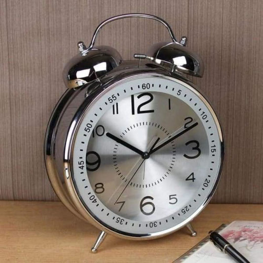 Skorter | Bellcroft Oversized Vintage Metal Alarm Clock