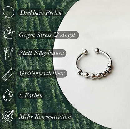 Skorter | Calm – Anxiety Ring with Pearls - Anti Stress & Anti Anxiety