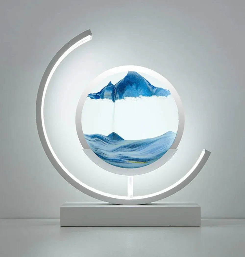 Skorter | Balance Sand Art Lamp | Best Lava Lamps-Inspired Space Lamp, Cool LED Night Light for Relaxing Bedroom & Living Room Decor