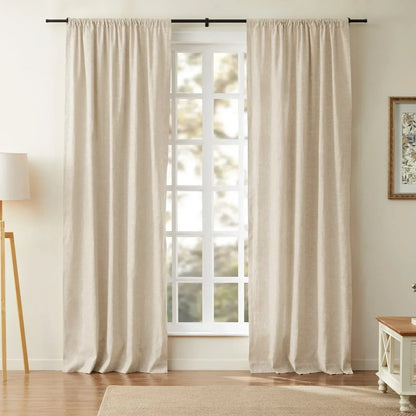 Skorter | Aira - Linen-Cotton Curtain with Soft Fabric
