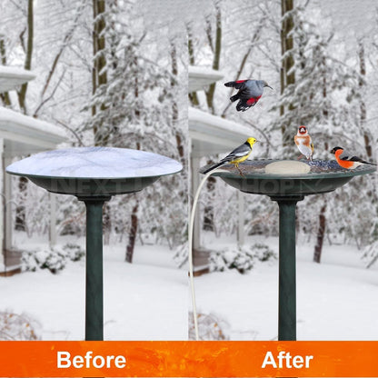 Skorter | Bird Bath Heater with Built-in Thermostat