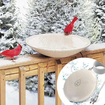 Skorter | Bird Bath Heater with Built-in Thermostat