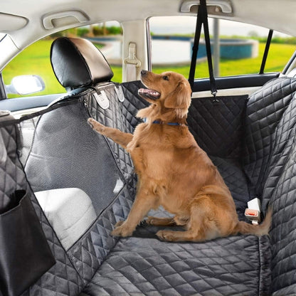 Skorter | Dog Car Seat with Hard Bottom & Back Seat Extender for Travel | Car Seat Protection for Large Dogs