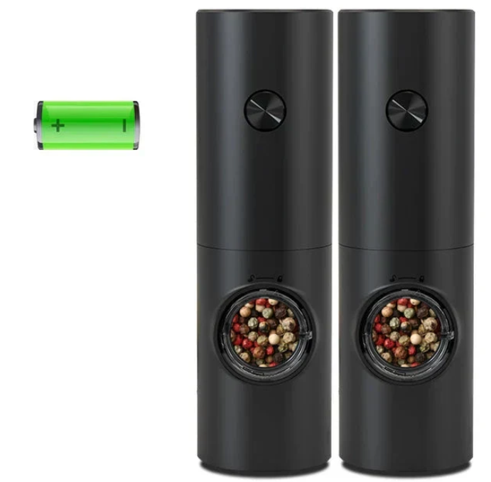 Skorter | GrindPro – Electric Pepper & Salt Grinder with LED