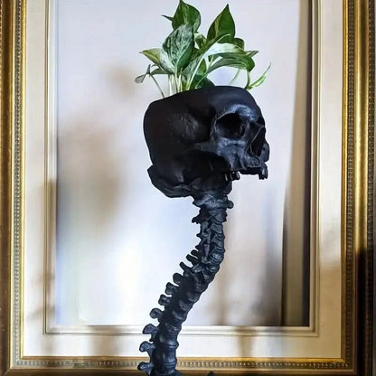 Skorter | BoneBloom | Planter with Skull and Spine