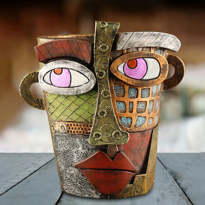 Skorter | Flower Pot Ornaments - Abstract Art - Stylish Flower Pot - Unique Design