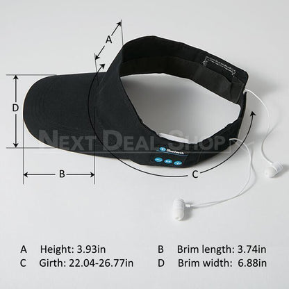 Skorter | Bluetooth Tennis Headphone Visor