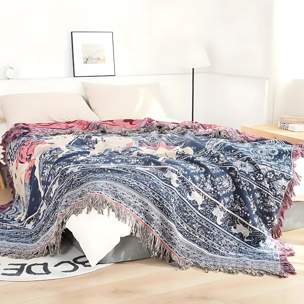 Skorter | Bohemian Inspired Horse Print Blanket