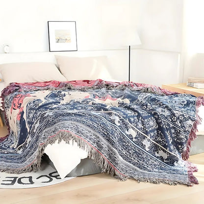 Skorter | Bohemian Inspired Horse Print Blanket