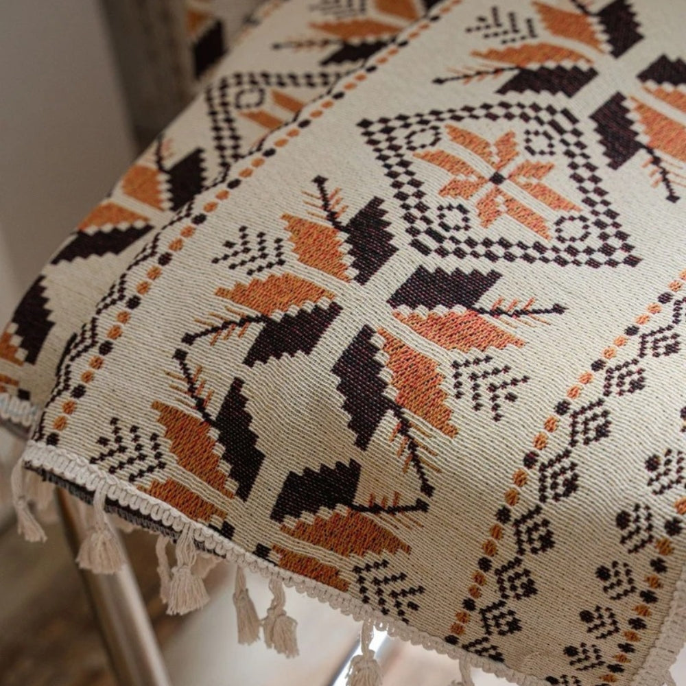 Skorter | Bohemian Geometric Semi-Blackout Curtain