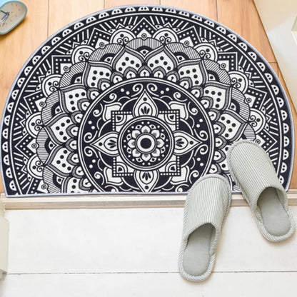 Skorter | Bohemian Half Round Mandala Rug