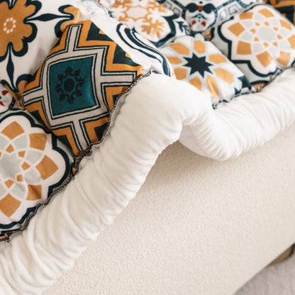 Skorter | Bohemian Printed Quilted Sofa Cover