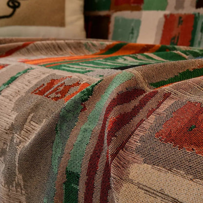 Skorter | Bohemian Rustic Geometric Sofa Cover