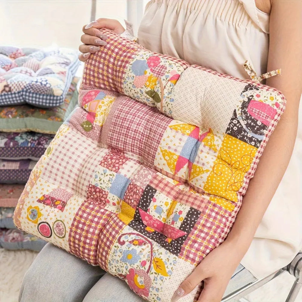 Skorter | Boho Floral Thick Seat Cushions