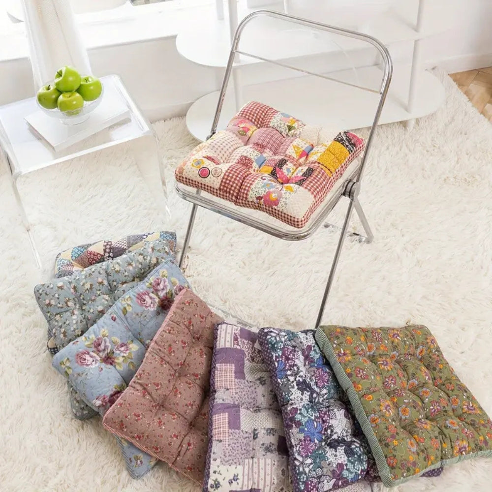 Skorter | Boho Floral Thick Seat Cushions