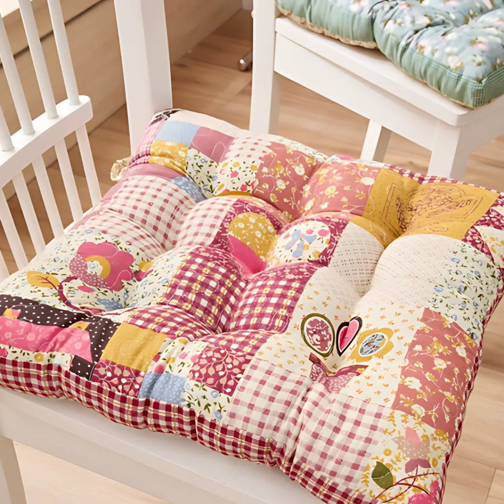Skorter | Boho Floral Thick Seat Cushions