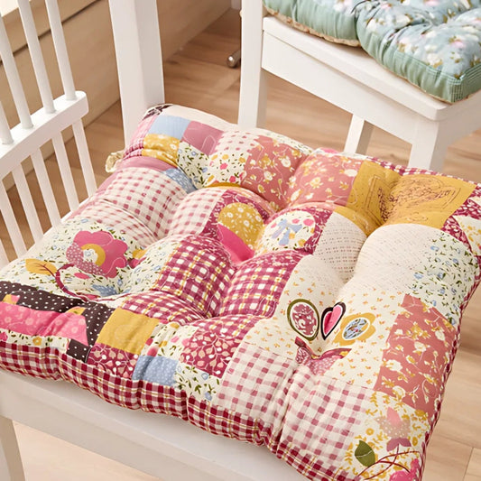 Skorter | Boho Floral Thick Seat Cushions