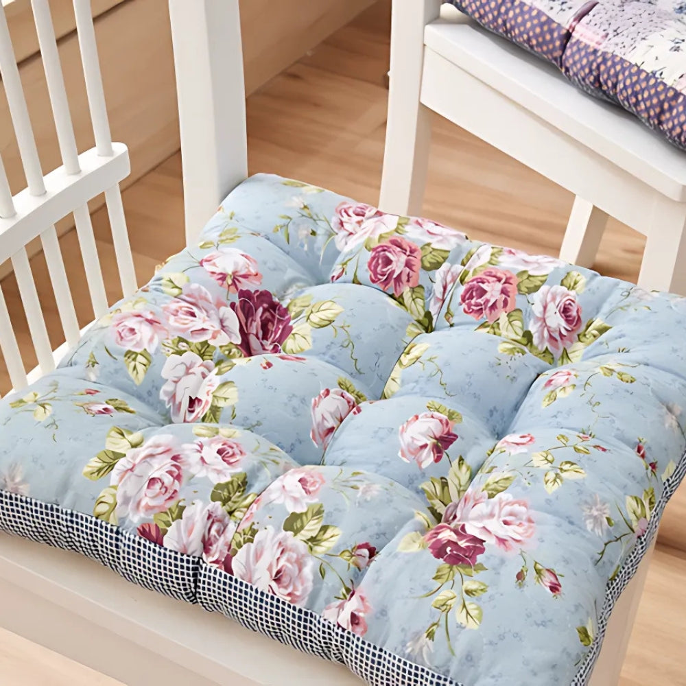Skorter | Boho Floral Thick Seat Cushions