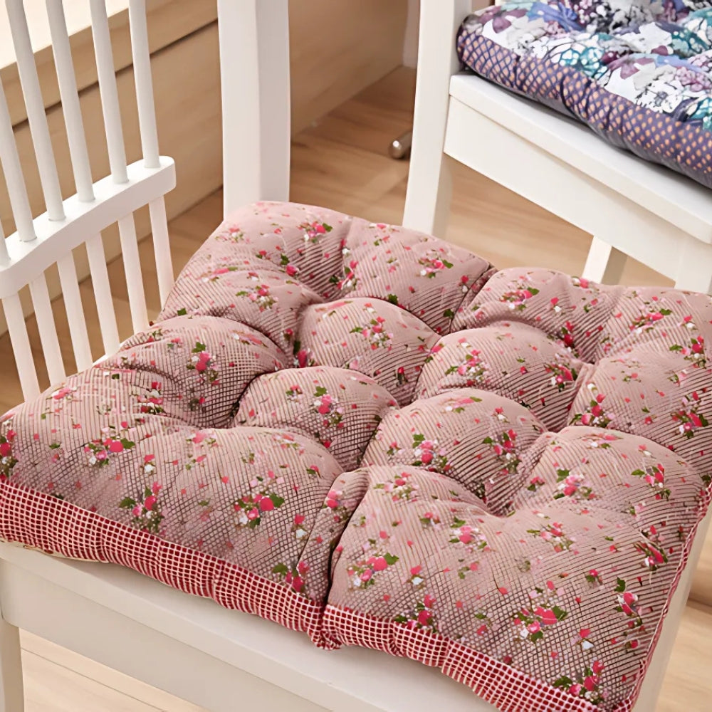 Skorter | Boho Floral Thick Seat Cushions