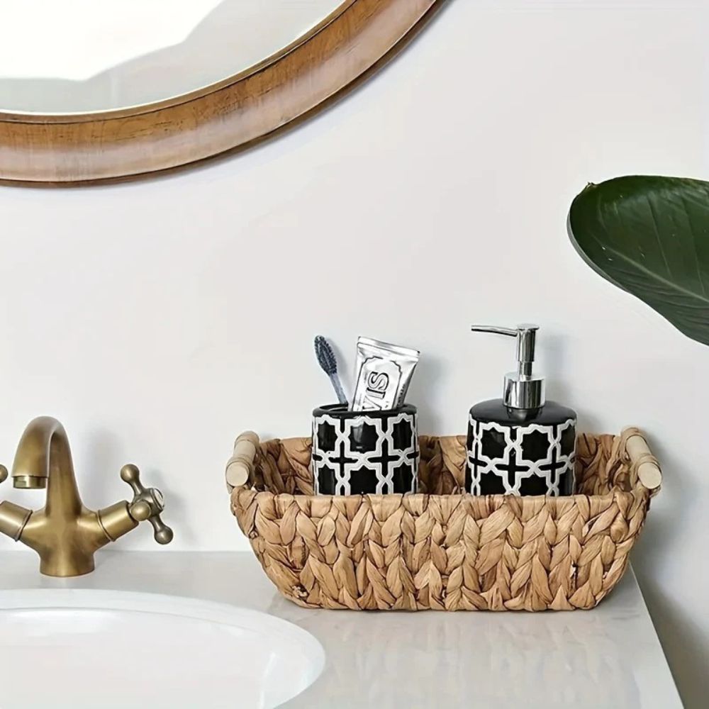 Skorter | Boho Tidy Woven Storage Basket