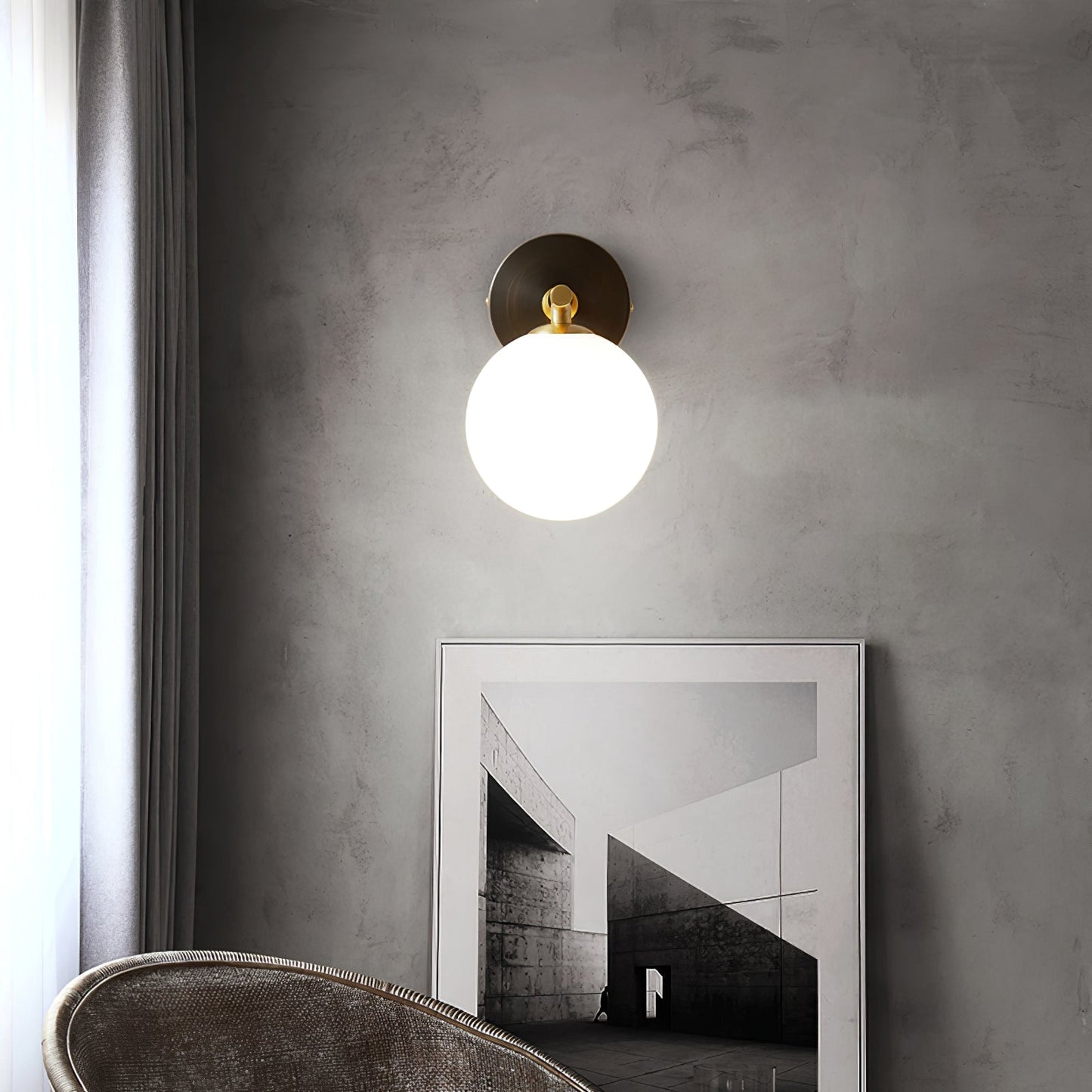 Skorter | GlobalGlow – Gold Wall Lamp with Global Inspiration