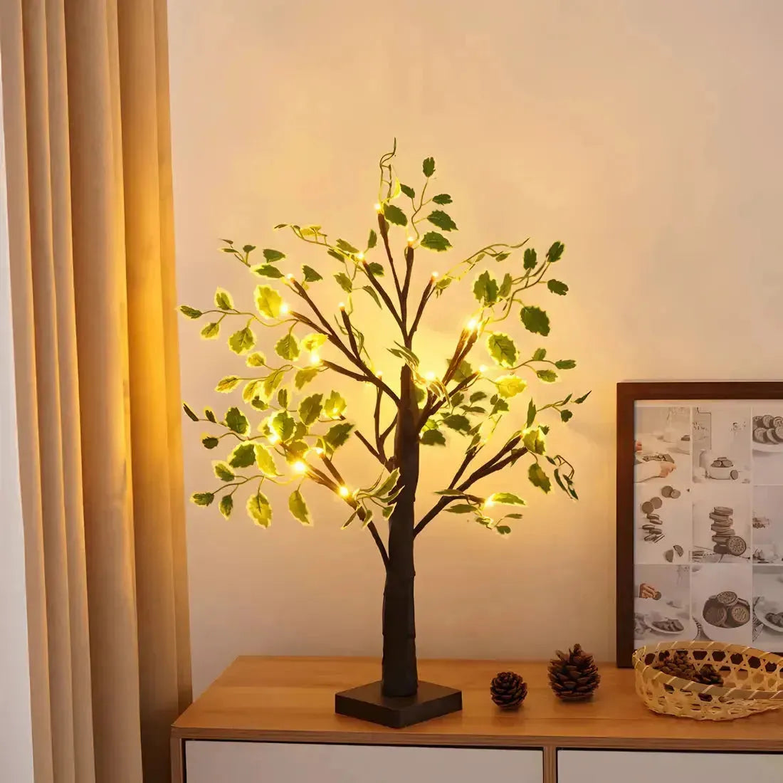 Skorter | BrightTree LED Lamp – Illuminated Tree Light for Home Décor and Ambient Lighting
