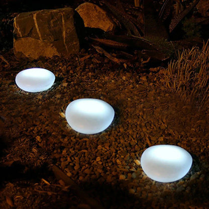 Skorter | GlowPebble - Solar-powered LED Candle for Garden and Path