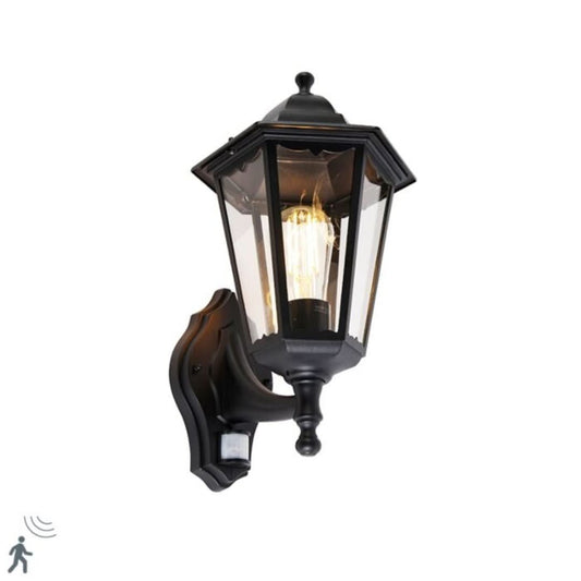 Skorter | Glow Sensor - Outdoor Wall Lamp Black with Motion Sensor