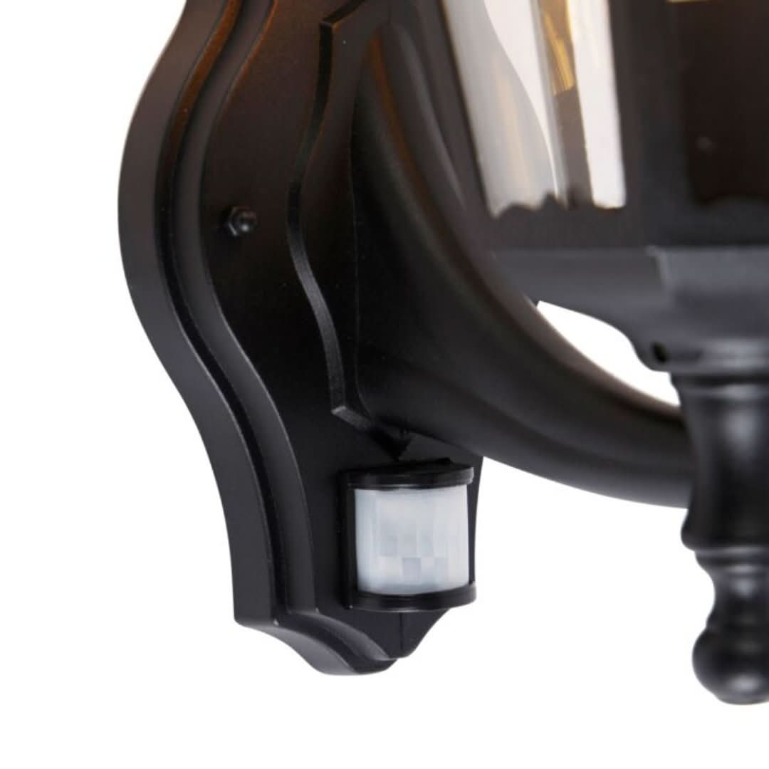 Skorter | Glow Sensor - Outdoor Wall Lamp Black with Motion Sensor