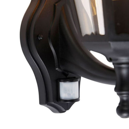 Skorter | Glow Sensor - Outdoor Wall Lamp Black with Motion Sensor