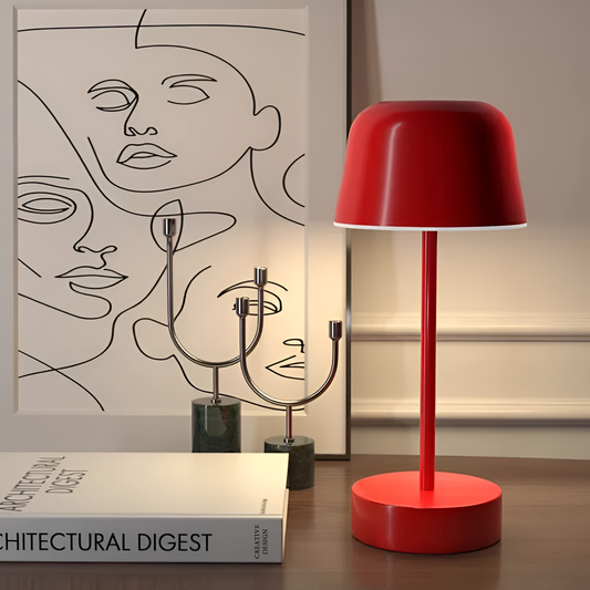 Skorter | Colorful Led table lamp in retro design, wireless, Usb