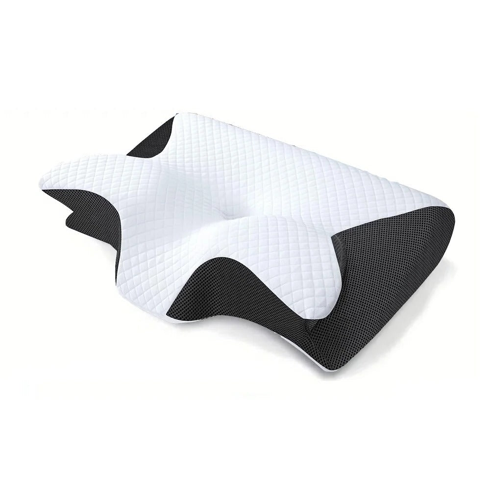 Skorter | Butterfly Neck Support Memory Pillow | Ergonomic, Hypoallergenic & Ideal for All Sleep Positions