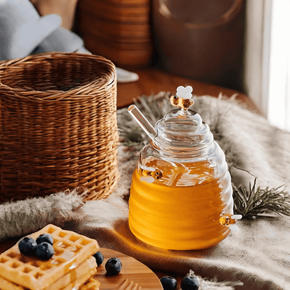 Skorter | Buzzybee Glass Honey Jar