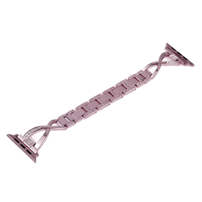 Skorter | Colorful Diamond Stainless Steel Bracelet for Apple Watch Series 7 41mm / 6 & SE & 5 & 4 40mm / 3 & 2 & 1 38mm (Purple)