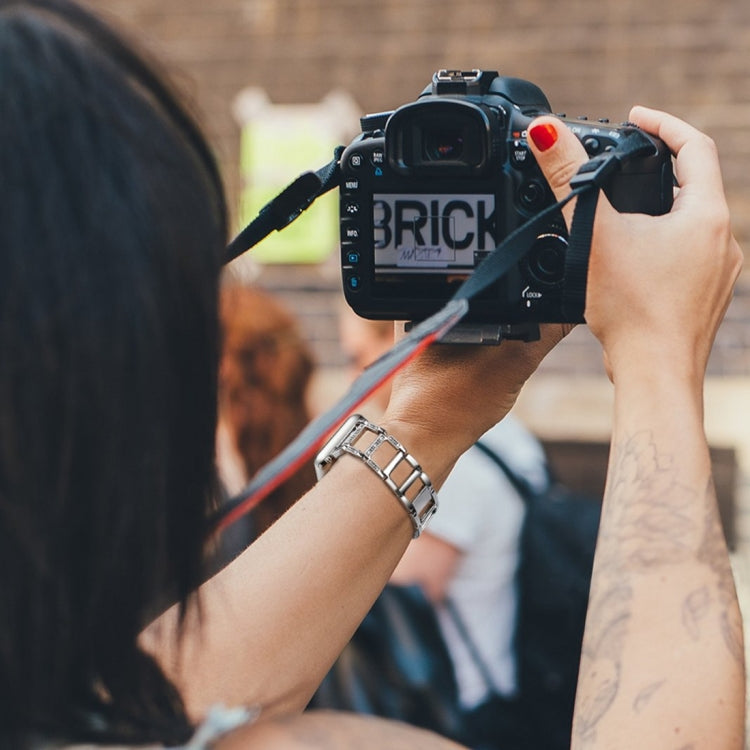 Skorter | Colorful Diamond Stainless Steel Watch Band for Apple Watch Series 10 42mm / 9&8&7 41mm / SE 3&SE 2&6&SE&5&4 40mm / 3&2&1 38mm (Gold)