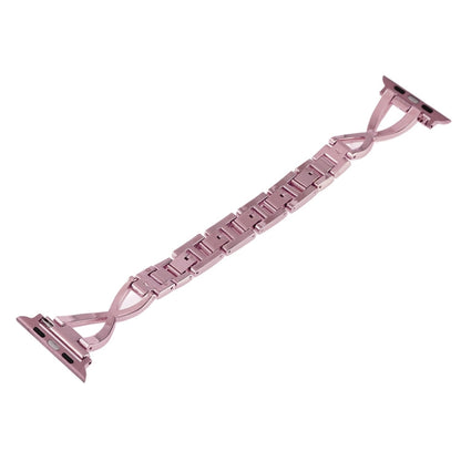 Skorter | Colorful Diamond Stainless Steel Watch Band for Apple Watch Series 7 45mm / 6 & SE & 5 & 4 44mm / 3 & 2 & 1 42mm (Purple)