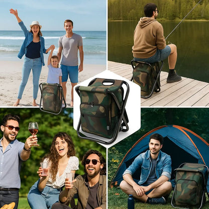 Skorter | 3-in-1 Backpack with Folding Chair & Cooler Compartment for Outdoor Adventures