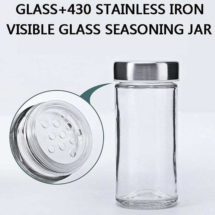 Skorter | Rack Stand Carousel Rotating Glass Round 20 Jars