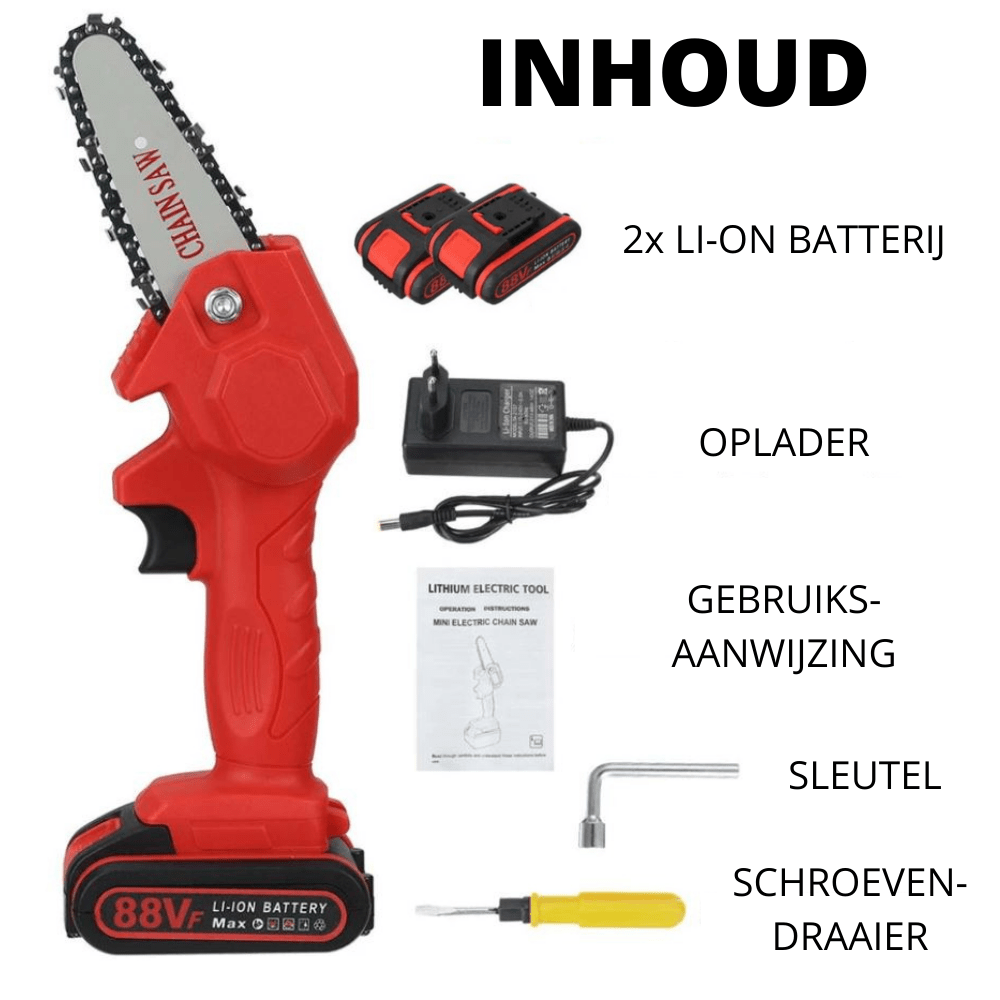 Skorter | Electric Battery Chainsaw – Lightweight & Powerful for Garden Work