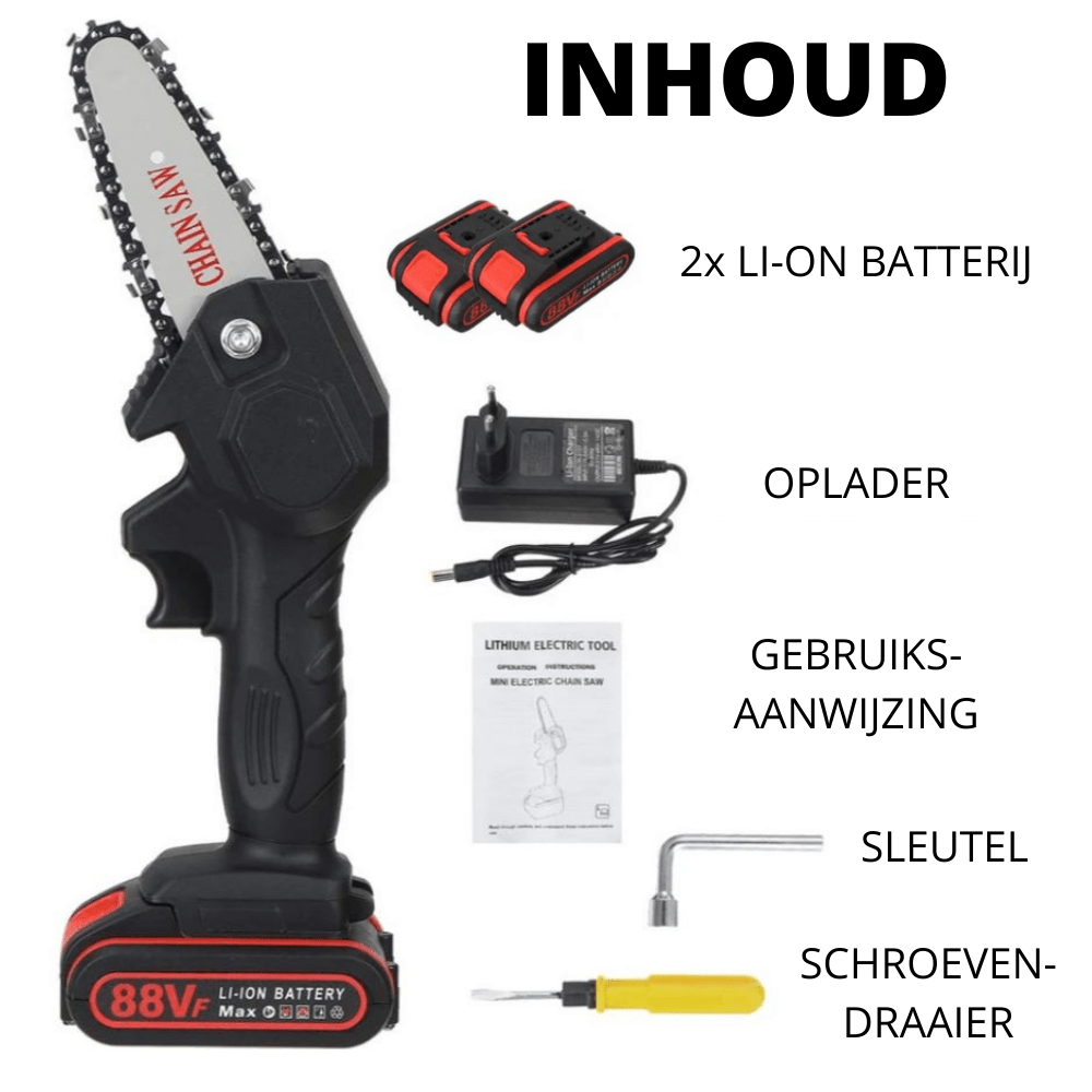 Skorter | Electric Battery Chainsaw – Lightweight & Powerful for Garden Work