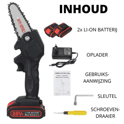 Skorter | Electric Battery Chainsaw – Lightweight & Powerful for Garden Work