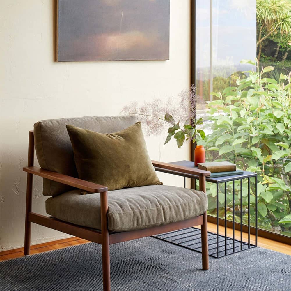 Skorter | Cotton Velvet Cushion - Ivy