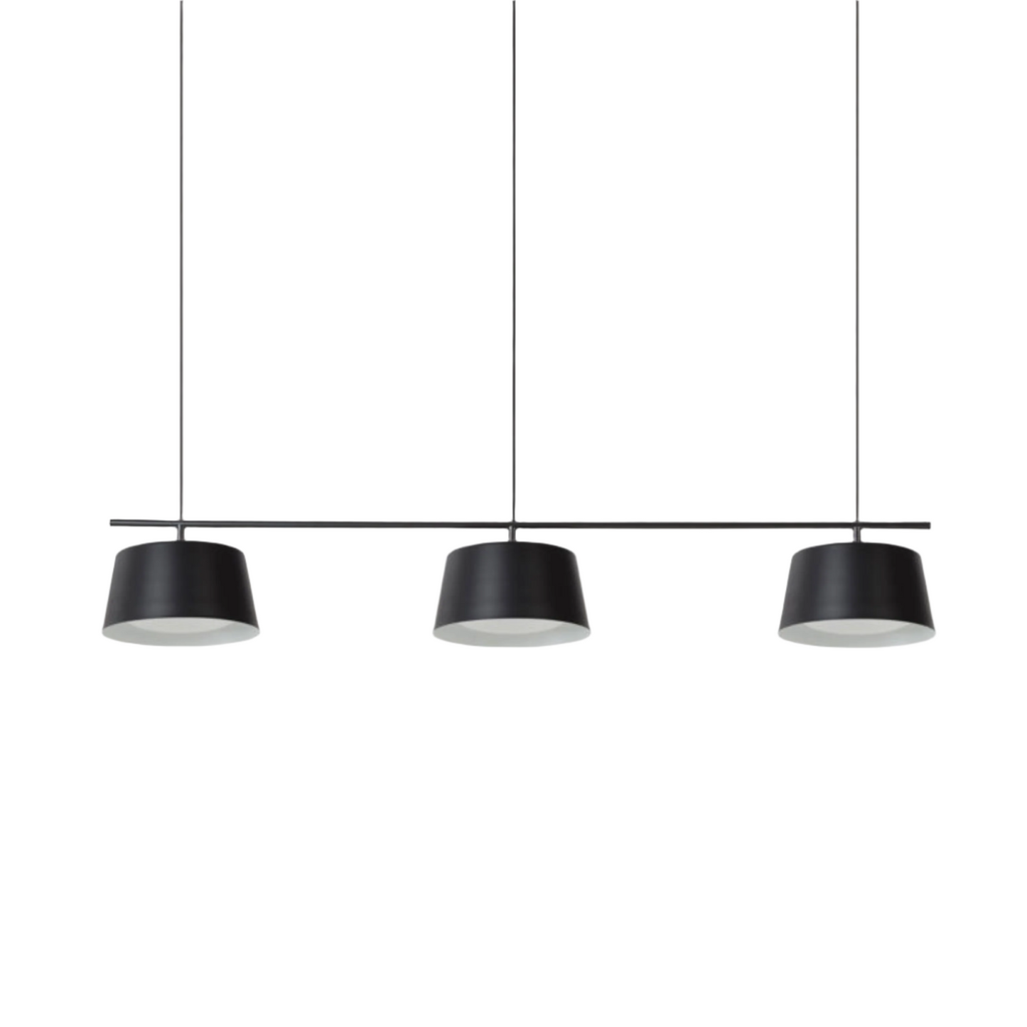 Skorter | Ellipse Black Pendant Connection Bar - Small