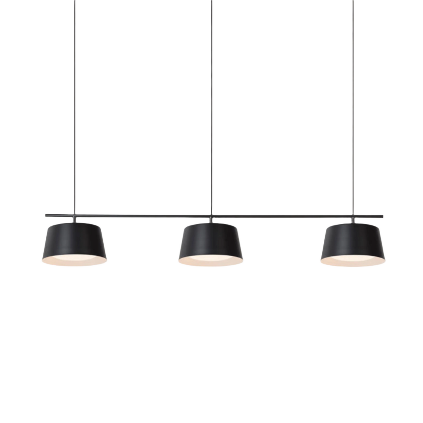Skorter | Ellipse Black Pendant Connection Bar - Small