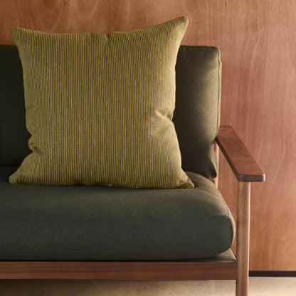 Skorter | Nice Striped Linen Pillow - Caper