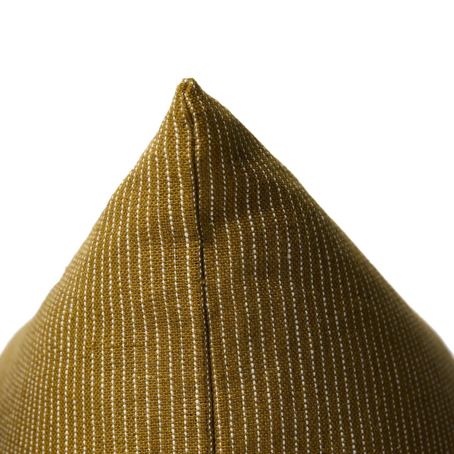 Skorter | Nice Striped Linen Pillow - Caper