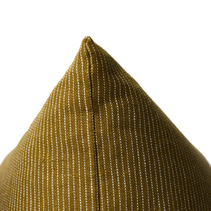 Skorter | Nice Striped Linen Pillow - Caper