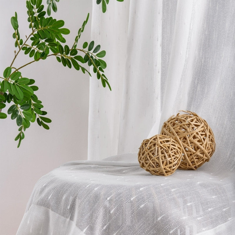 Skorter | Cara Regent texture Sheer Curtains Soft Ceiling