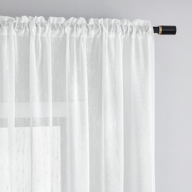 Skorter | Cara Regent texture Sheer Curtains Soft Ceiling